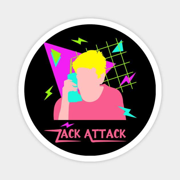 Zack Morris- Zack Attack Magnet by NickiPostsStuff